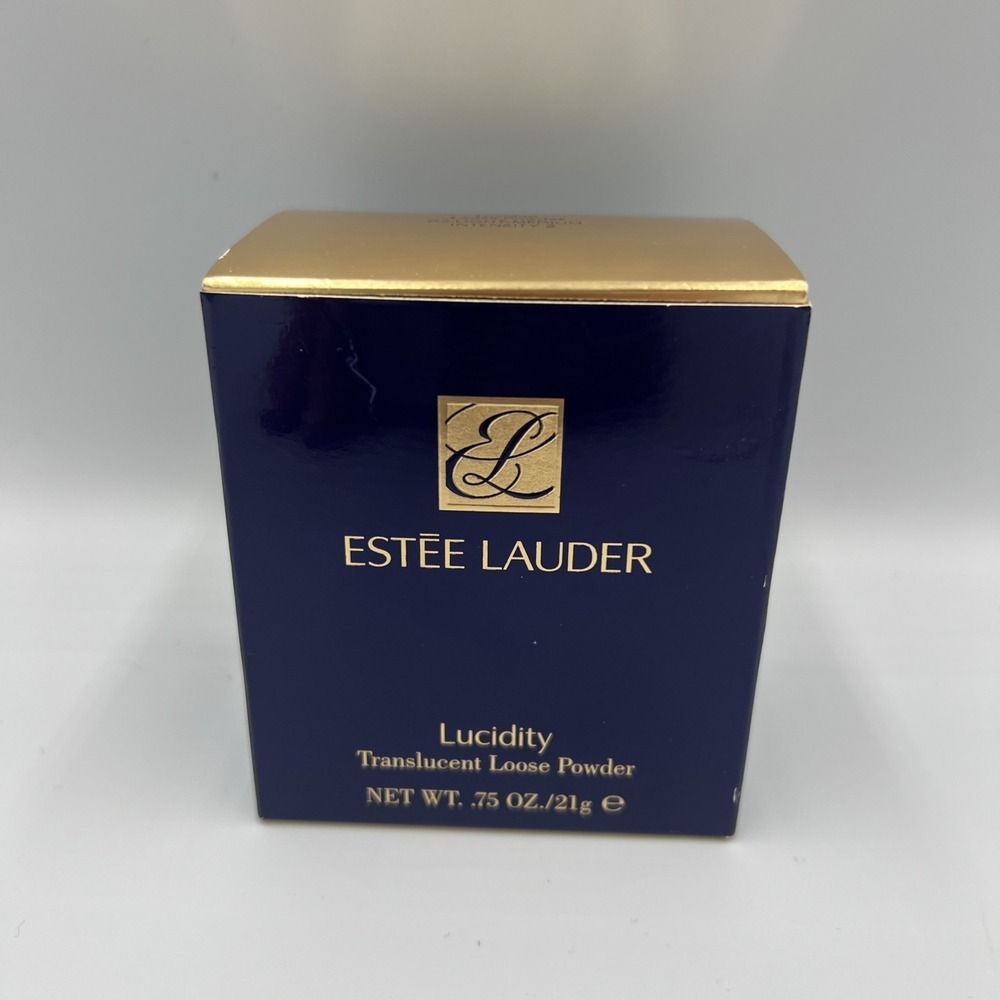 NEW Estee Lauder Lucidity Loose Powder New In‎ box Full Size 02 LIGHT-MEDIUM